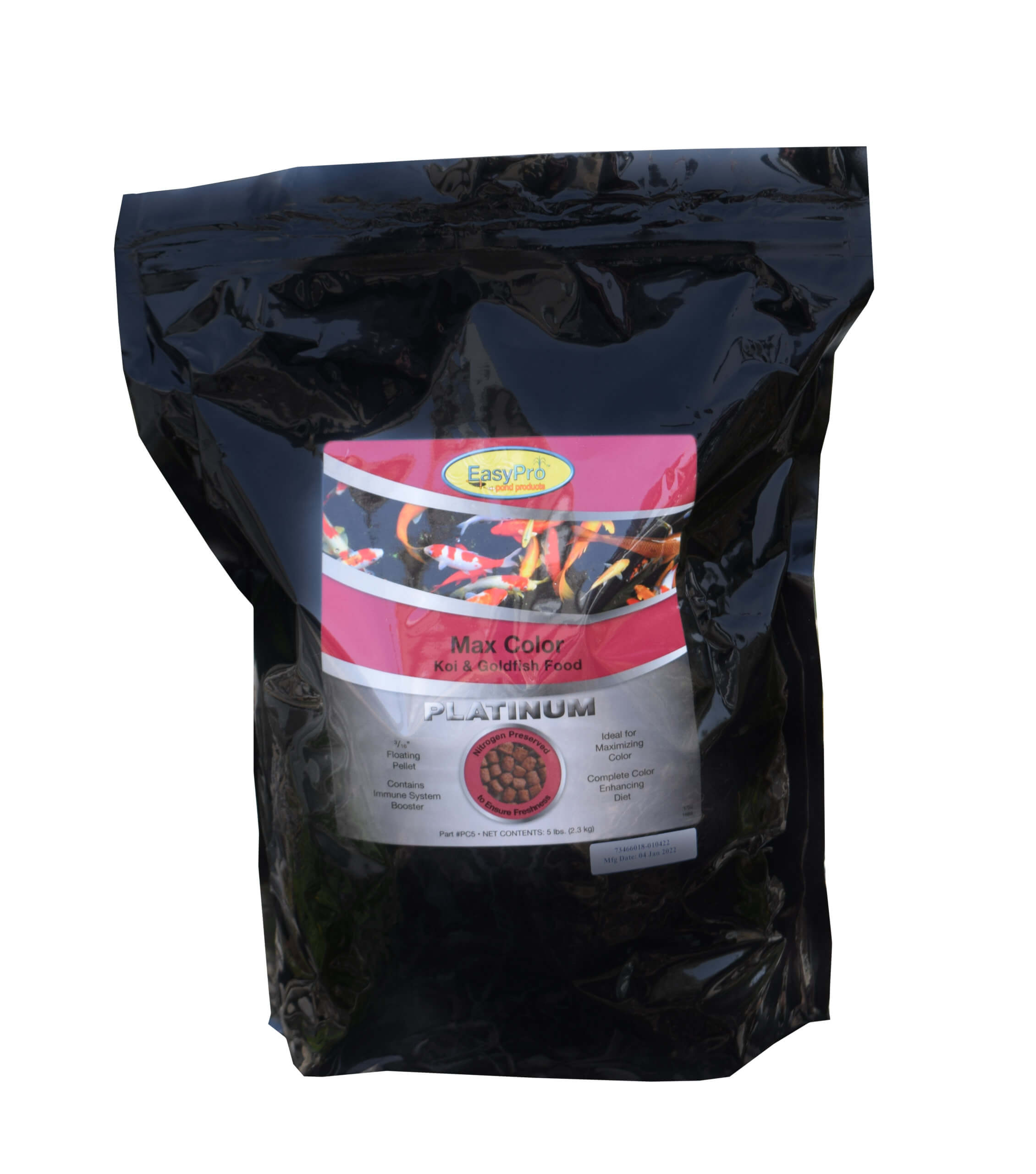 Easy Pro Platinum Koi & Goldfish Food – Max Color
