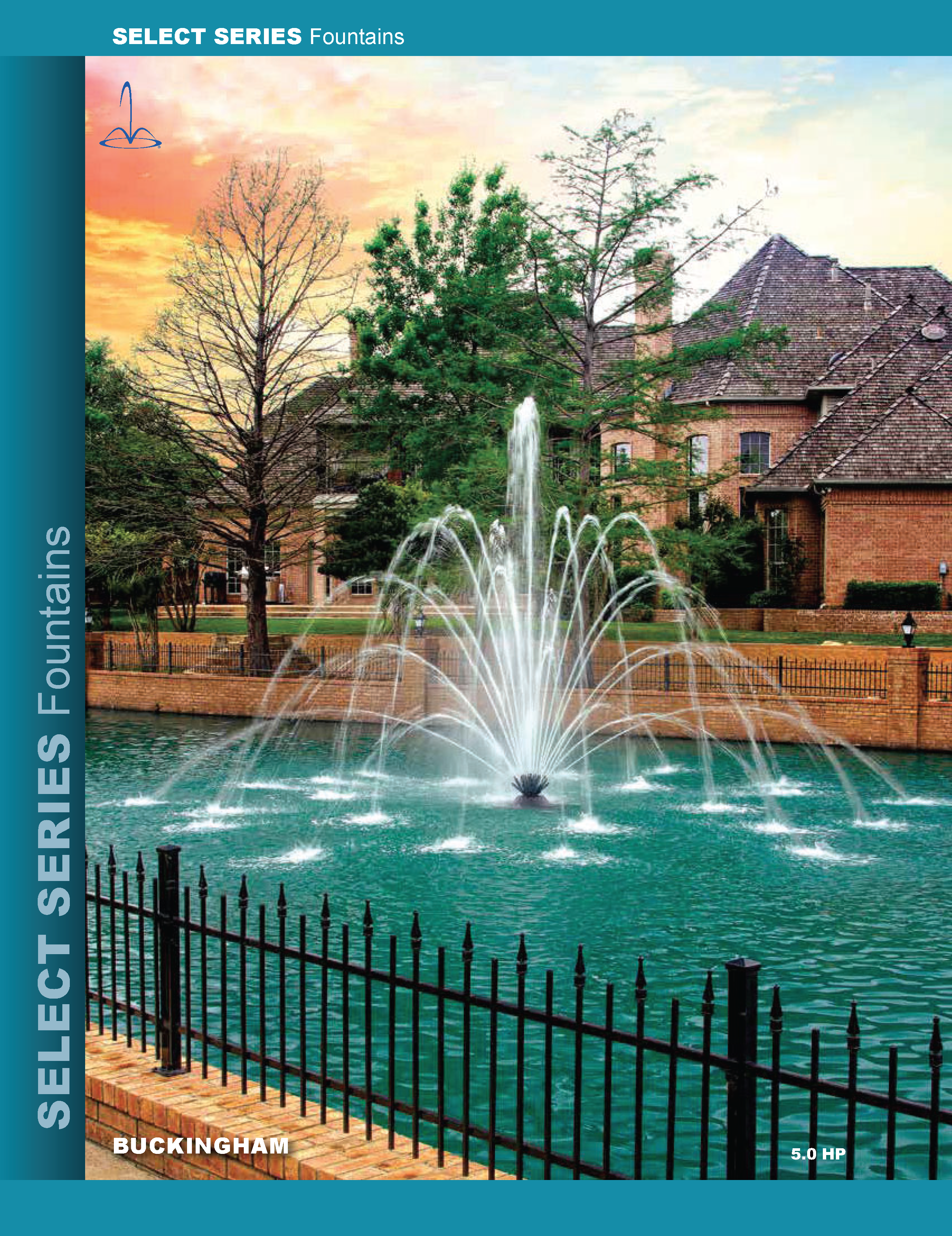 Aqua Control Select Series 5HP Fountain; includes quick disconnect and control panel