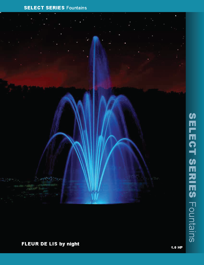 Aqua Control Select Series 1HP Fountain;  includes quick disconnect and control panel