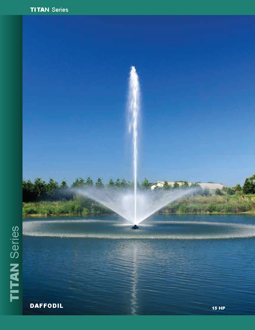 Aqua Control Titan Series Nozzle for 30HP Fountain