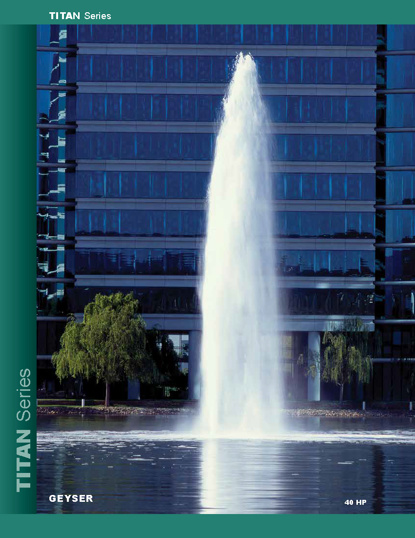 Aqua Control Titan Series 40HP Fountain 460v Three Phase