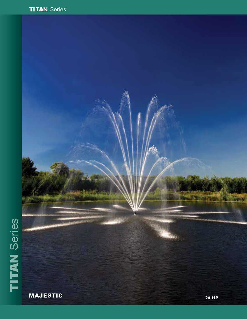 Aqua Control Titan Series 20HP Fountain