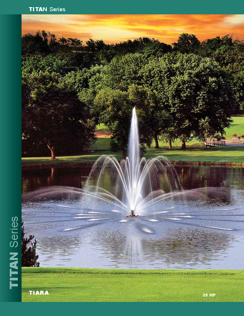 Aqua Control Titan Series 25HP Fountain