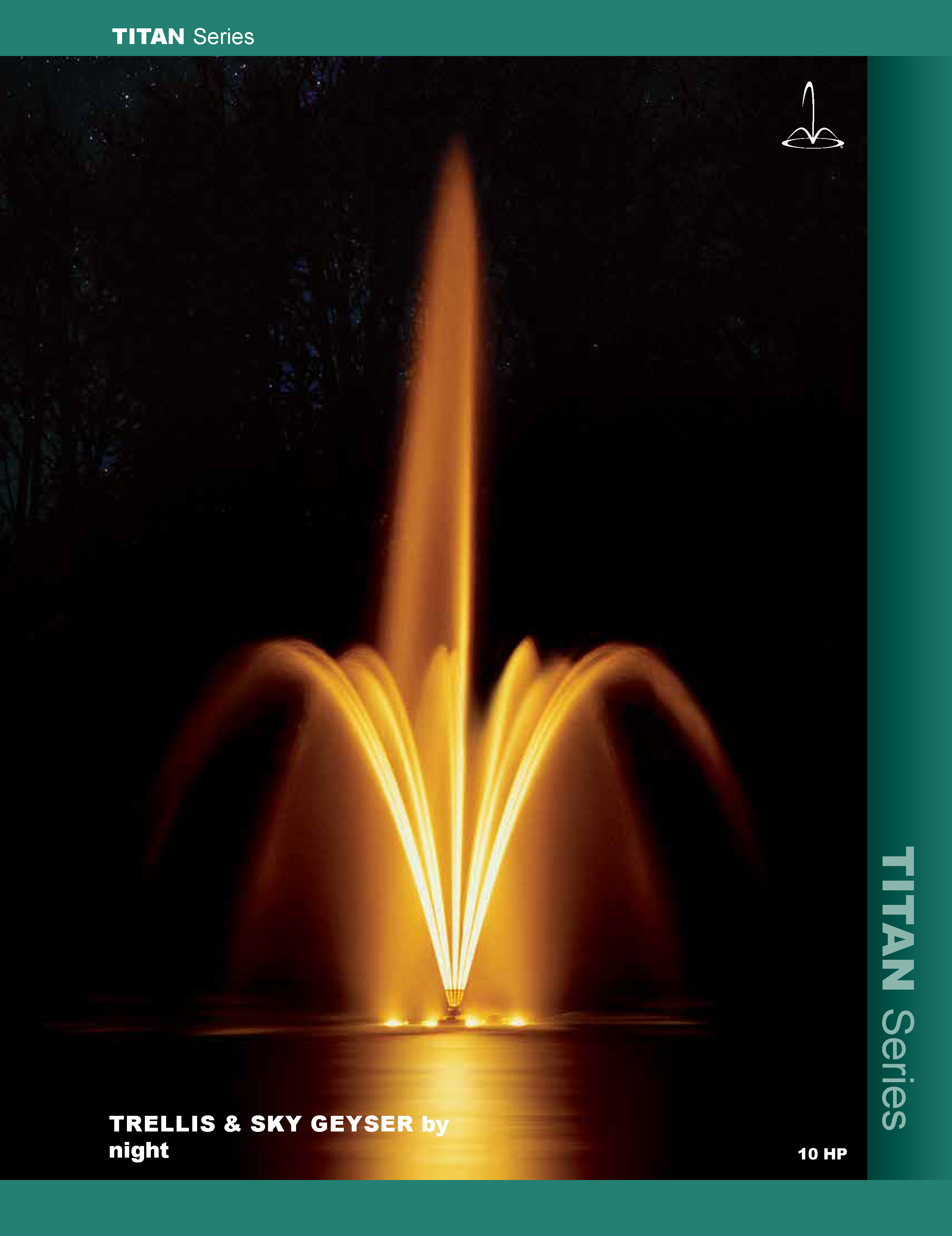 Aqua Control Titan Series 7.5HP Fountain; includes quick disconnect and Control Panel