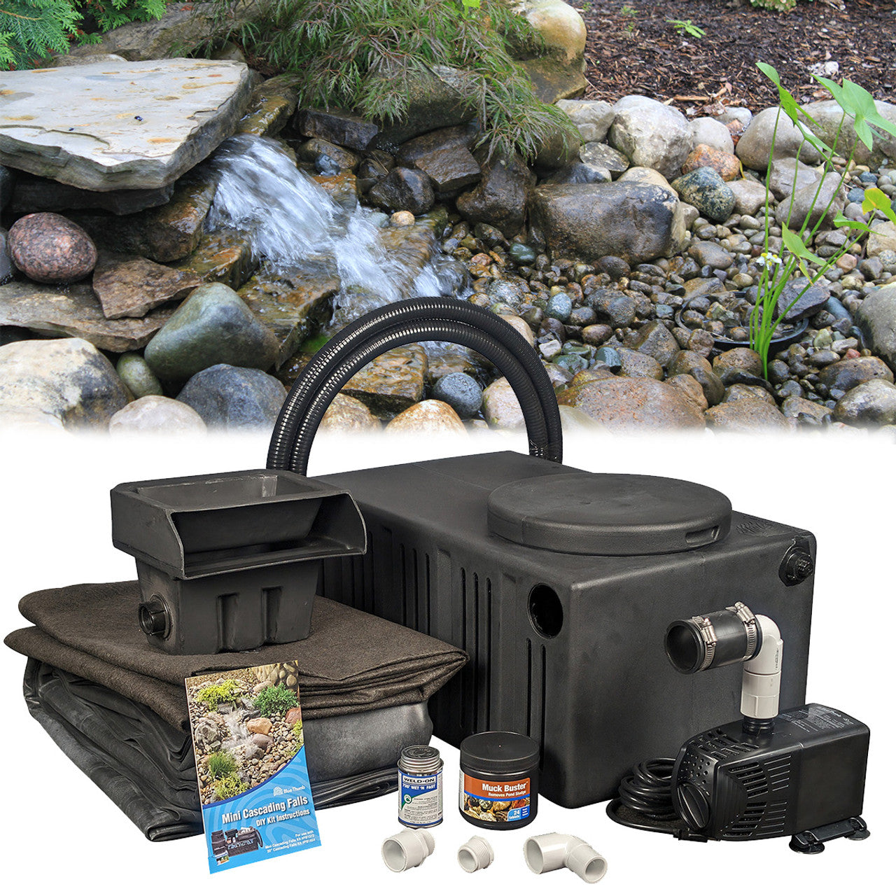Blue Thumb Pond-less Waterfalls DIY Cascading Falls Kit