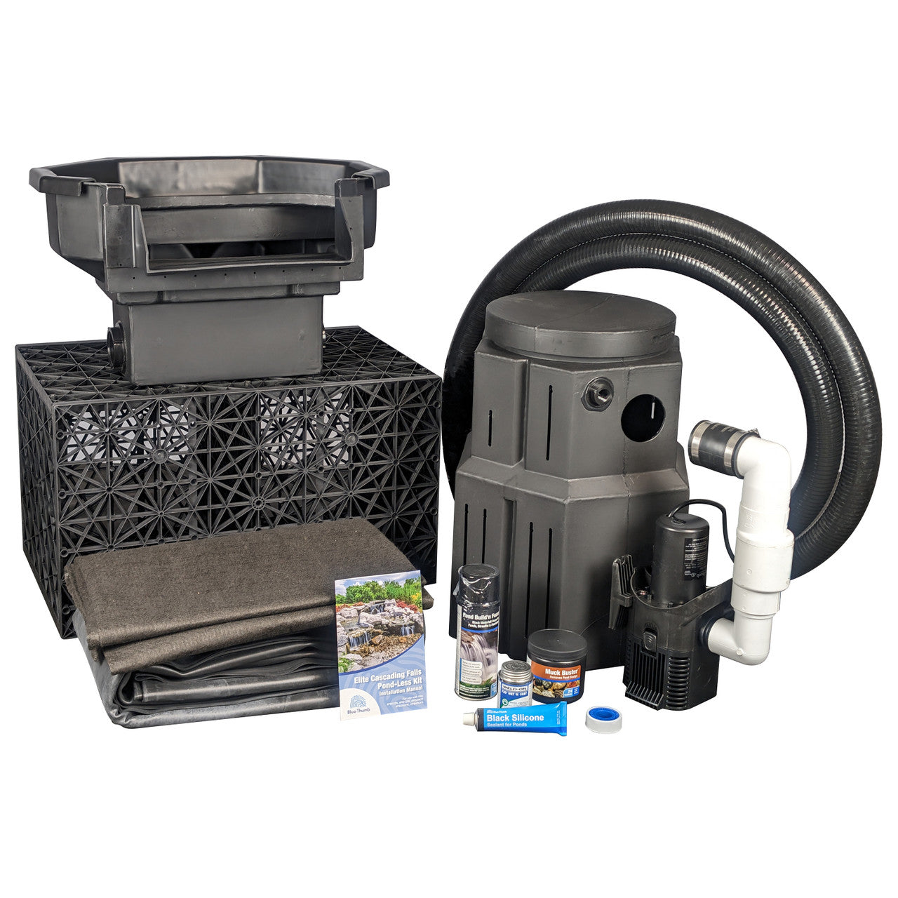 Blue Thumb Pond-less Waterfalls Elite Small 14" Cascading Falls Kit