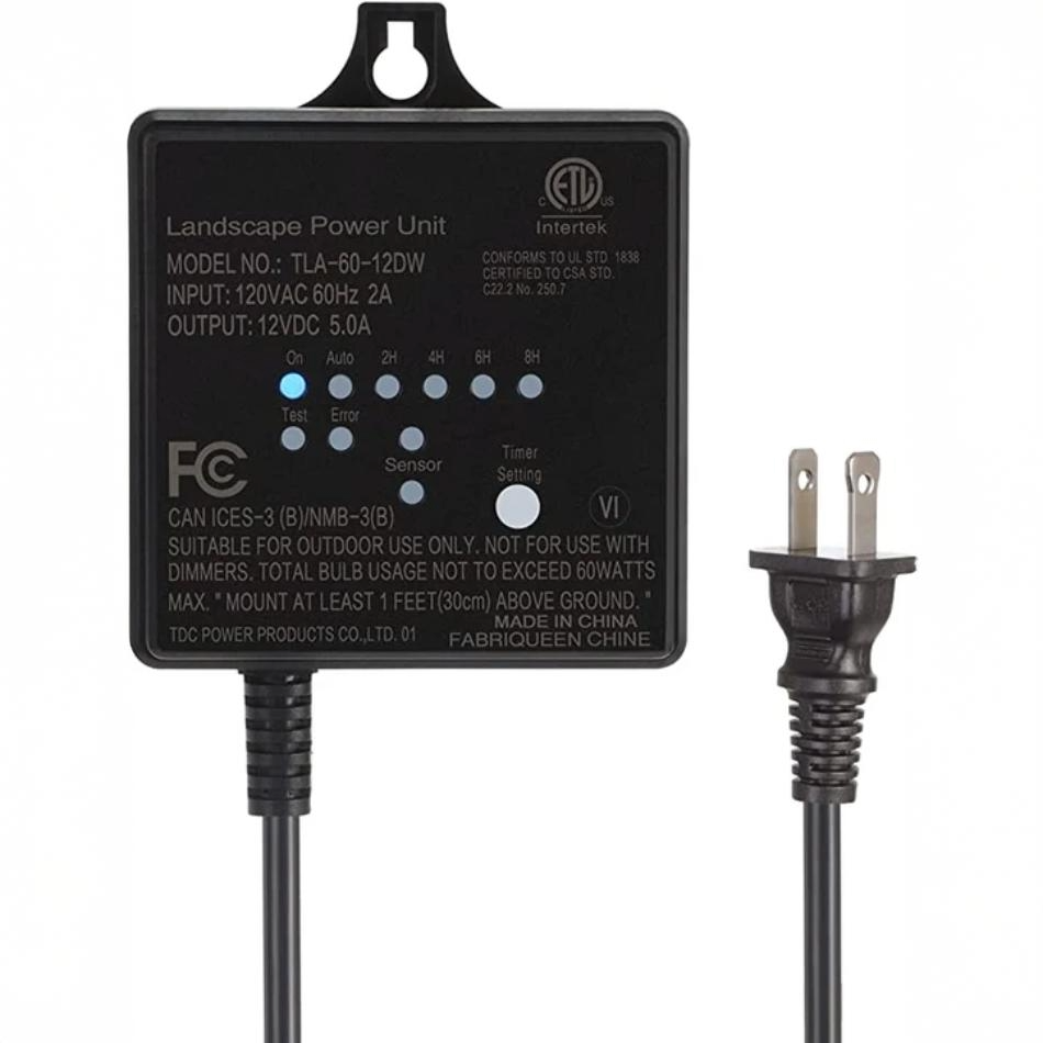 Pureloveugoods 60 Watt Transformer w/Photocell