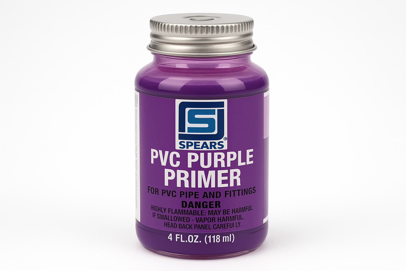spears purple pvc primer 4 oz