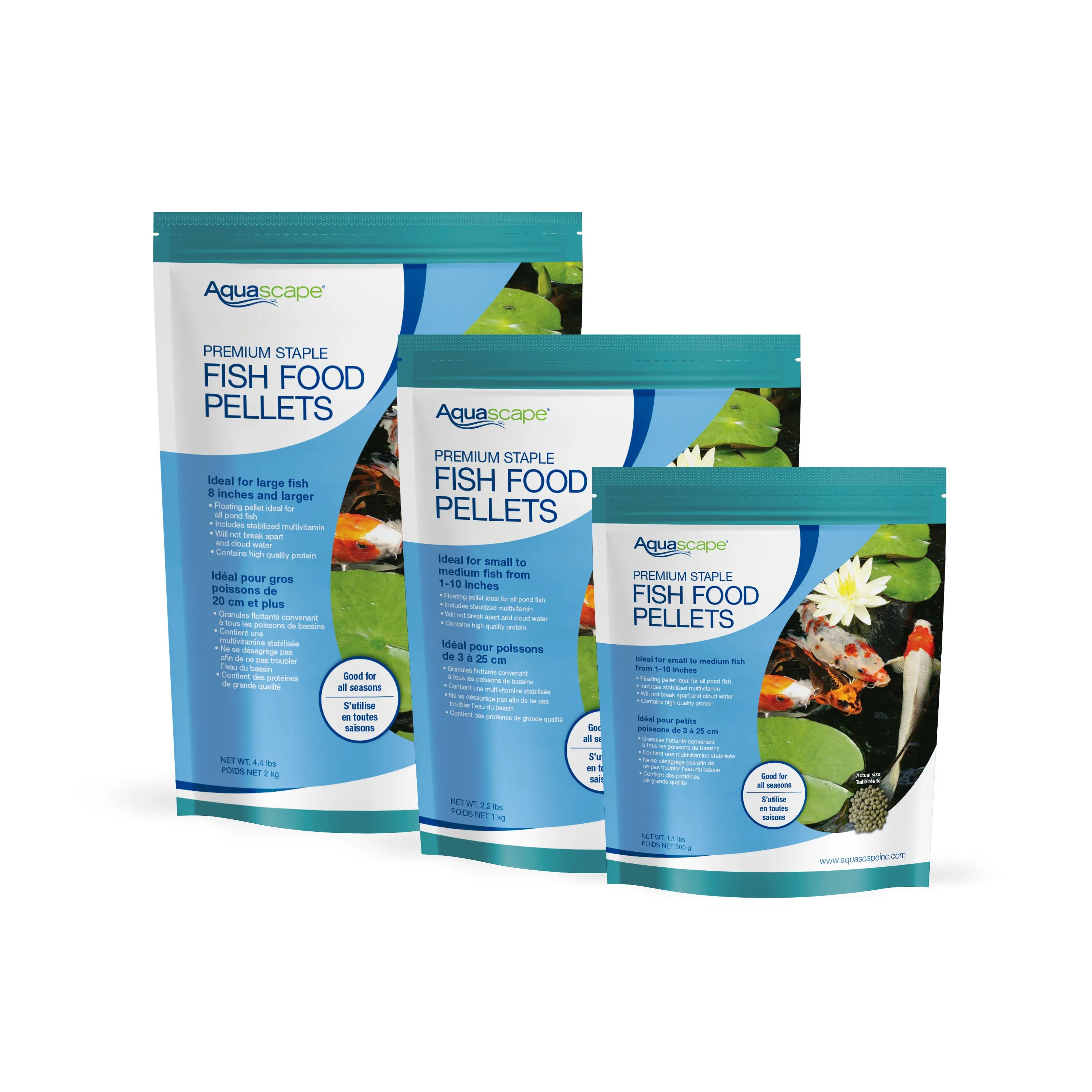 Aquascape Premium Staple Fish Food Pellets